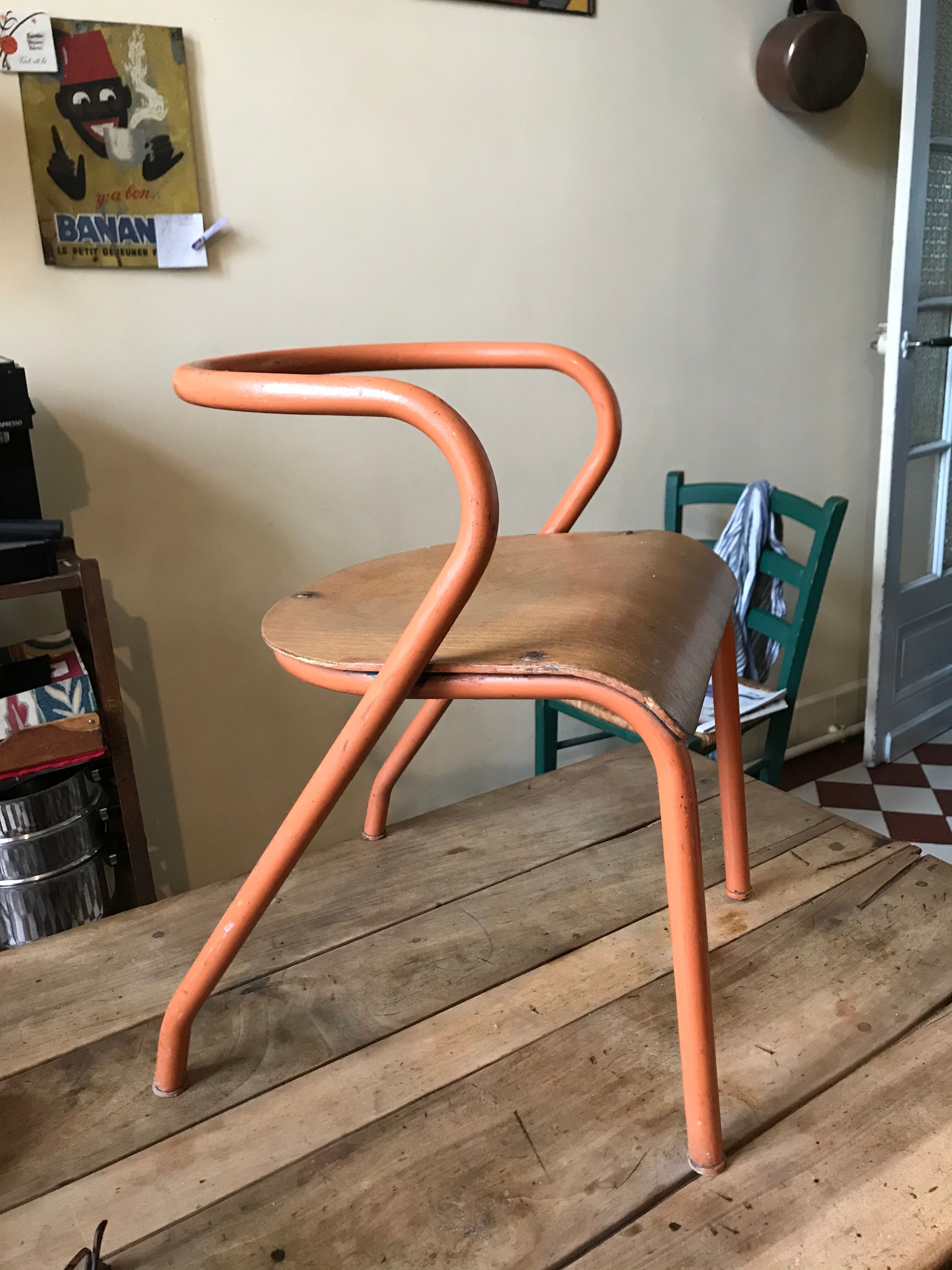 Children's chair by Jacques Hitier of the 50