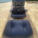Fauteuil et Ottoman Charles Eames noir, Herman Miller, 2010