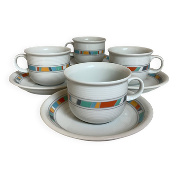 Quatre tasses Thomas Germany année 80
