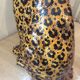 Enamelled terracotta leopard from the 60s Italy