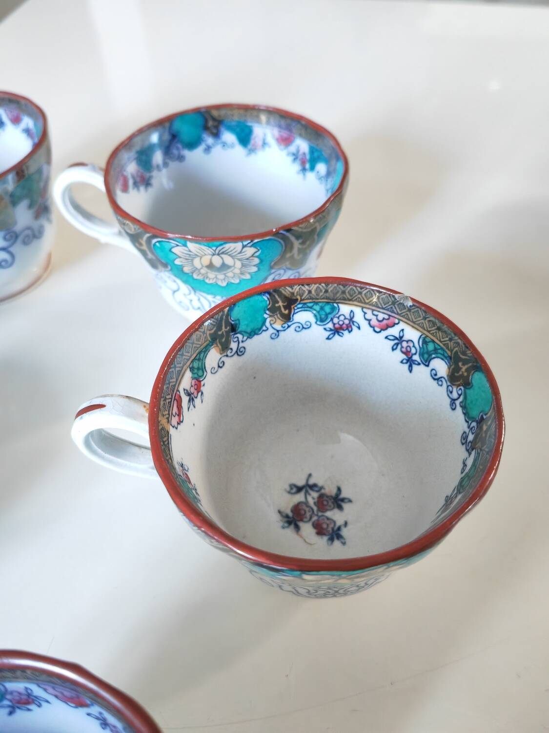 6 Canton Boch Frères cups