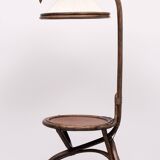 Fantastic Rattan Floor lamp and table 1970s