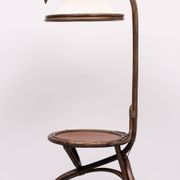 Fantastic Rattan Floor lamp and table 1970s