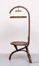 Lampadaire et table en rotin années 1970