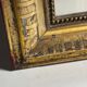 Miroir doré Louis Philippe du 19ème siècle