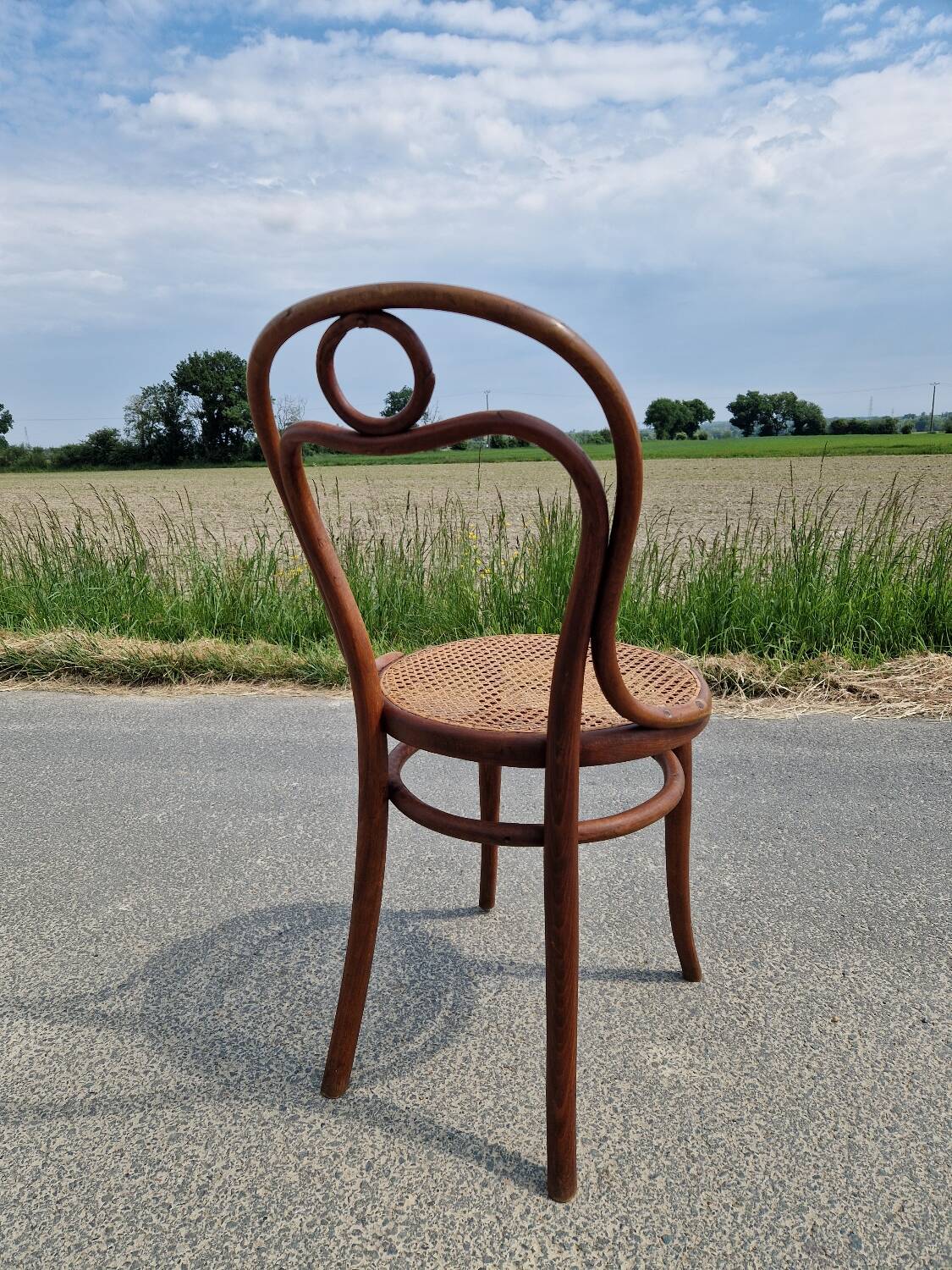 Curved wooden chair n31 from Thonet 1900