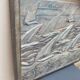 Tableau regate de bateaux en platre en relief decor de club house