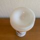 Antique enamelled opaline vase