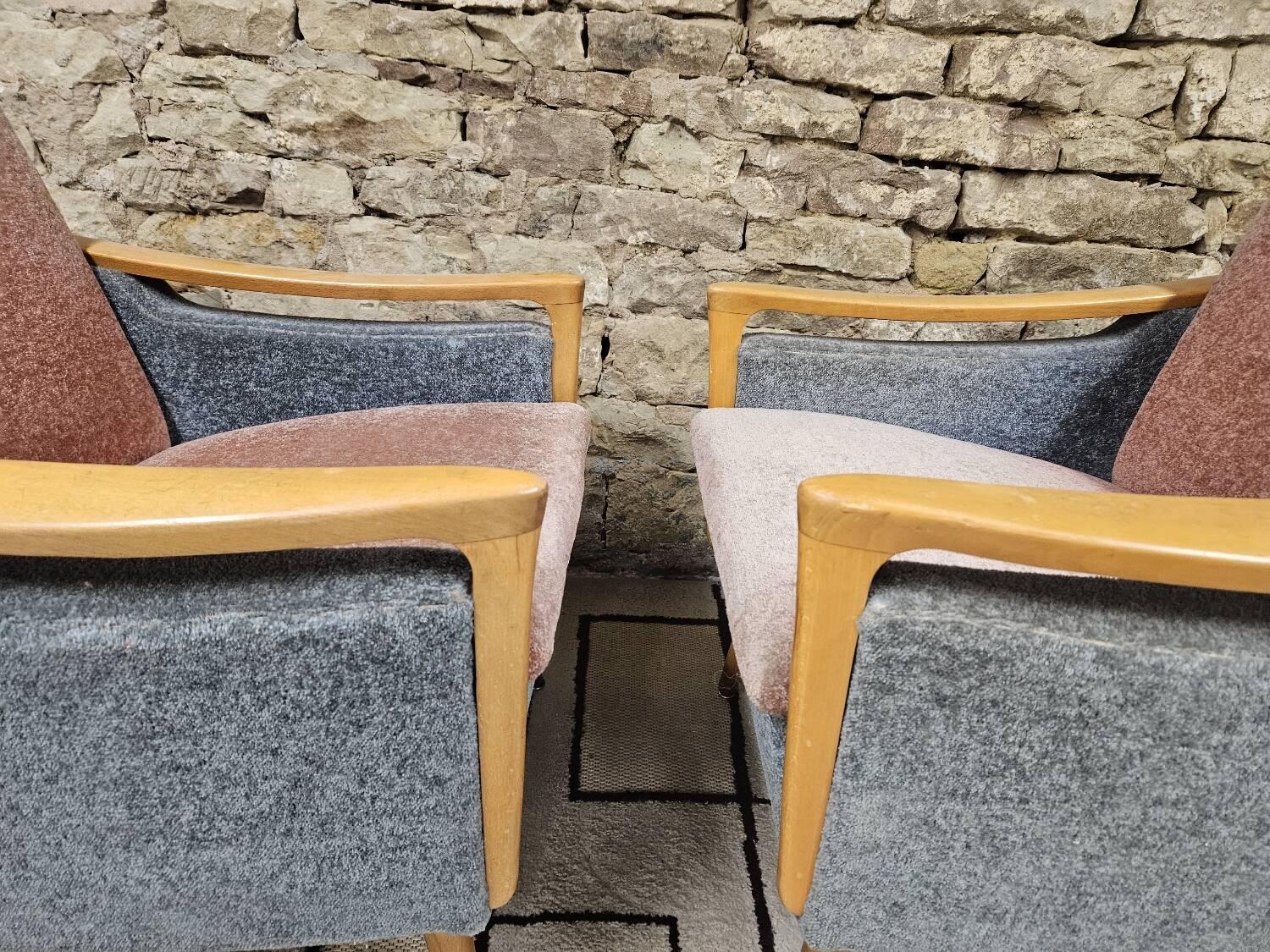 Pair of 1960 armchairs