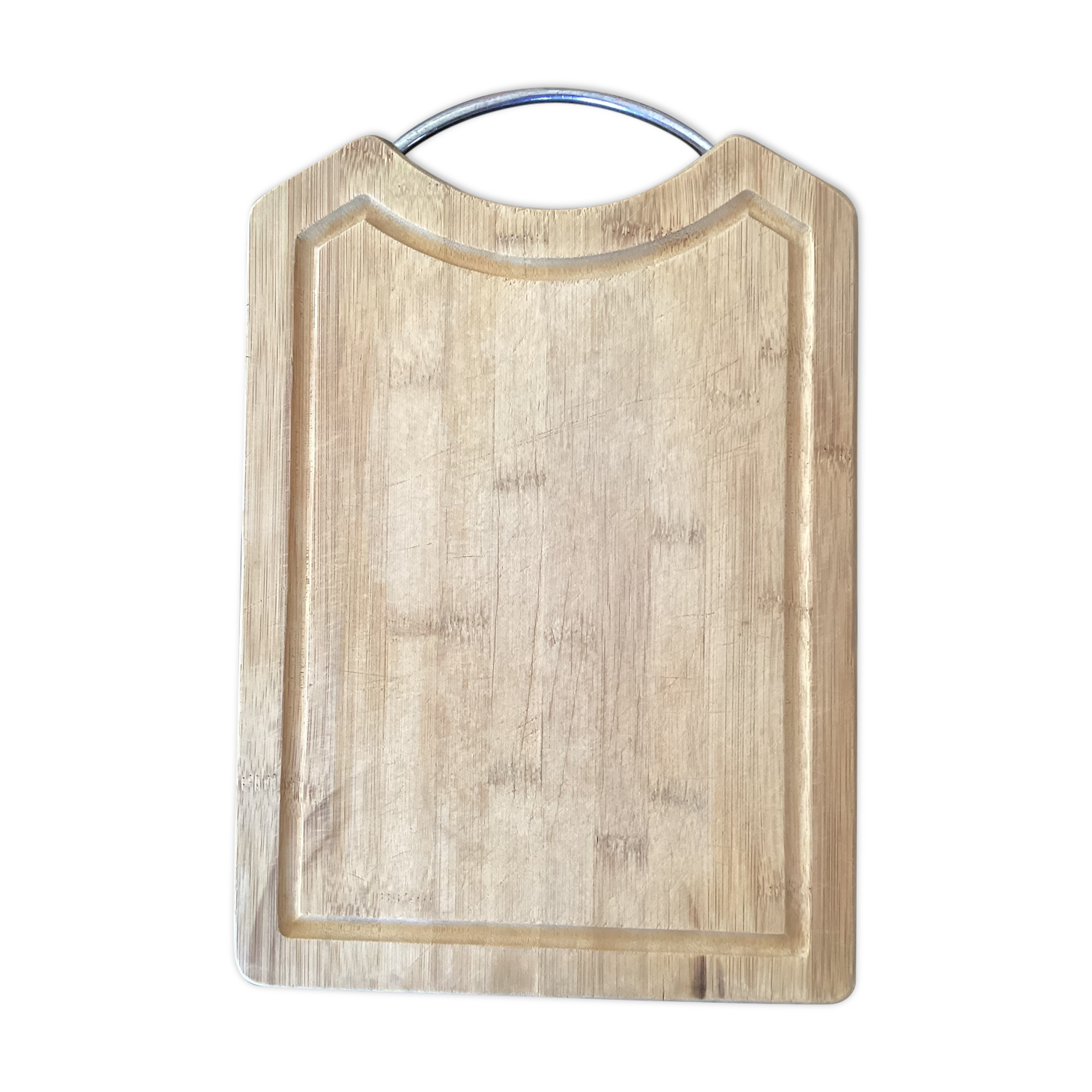 Clear wood cutting board