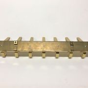 Vintage brass coat rack, 1970
