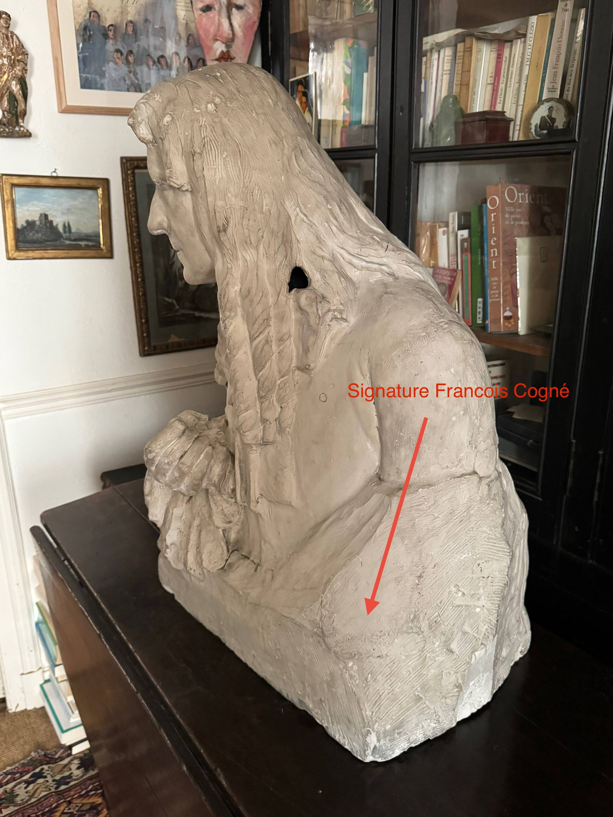 Bust of Boileau by François Cogné