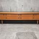 Vintage Scandinavian teak sideboard from the 1960s.