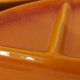 Set of 6 Orange St Amand Fondue Plates Vintage 1970