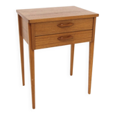 Table de chevet scandinave en teck, Suède, 1960