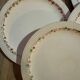 Set of 8 Longwy Betty plates – Art Deco – Pink earthenware