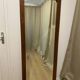 Large vintage Art Deco bizote mirror to place or hang, solid wood frame