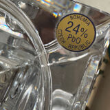 Bohemian crystal vase candlestick from the 1970s