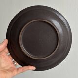 Set of 6 deep plates in glazed ceramic stoneware