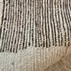 Wool Berber-style rug with geometric patterns