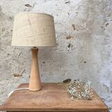 Raw wooden lamp foot