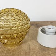 Vintage White Porcelain Ceiling Light, 1970s