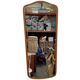 Vintage Rectangular Mirror, Teak, Sweden 1960's
