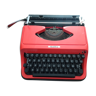 Typewriter bright orange brand galfa