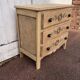 Commode 3 tiroirs vintage bois brut