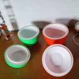 Set of 2 apples ice cube tray 70s