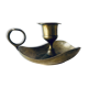 Old brass candlestick