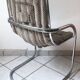 Lot of 6 chrome chairs Cidue edition, Italy 70s/80s