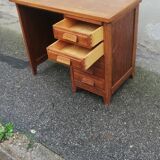 Vintage desk 2 drawers 1 locker