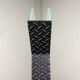 Italian steel tear plate and glass floor lamp 1980’s.