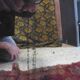 Mirror Restoration in gilded wood and mercury ice 62x48 cm