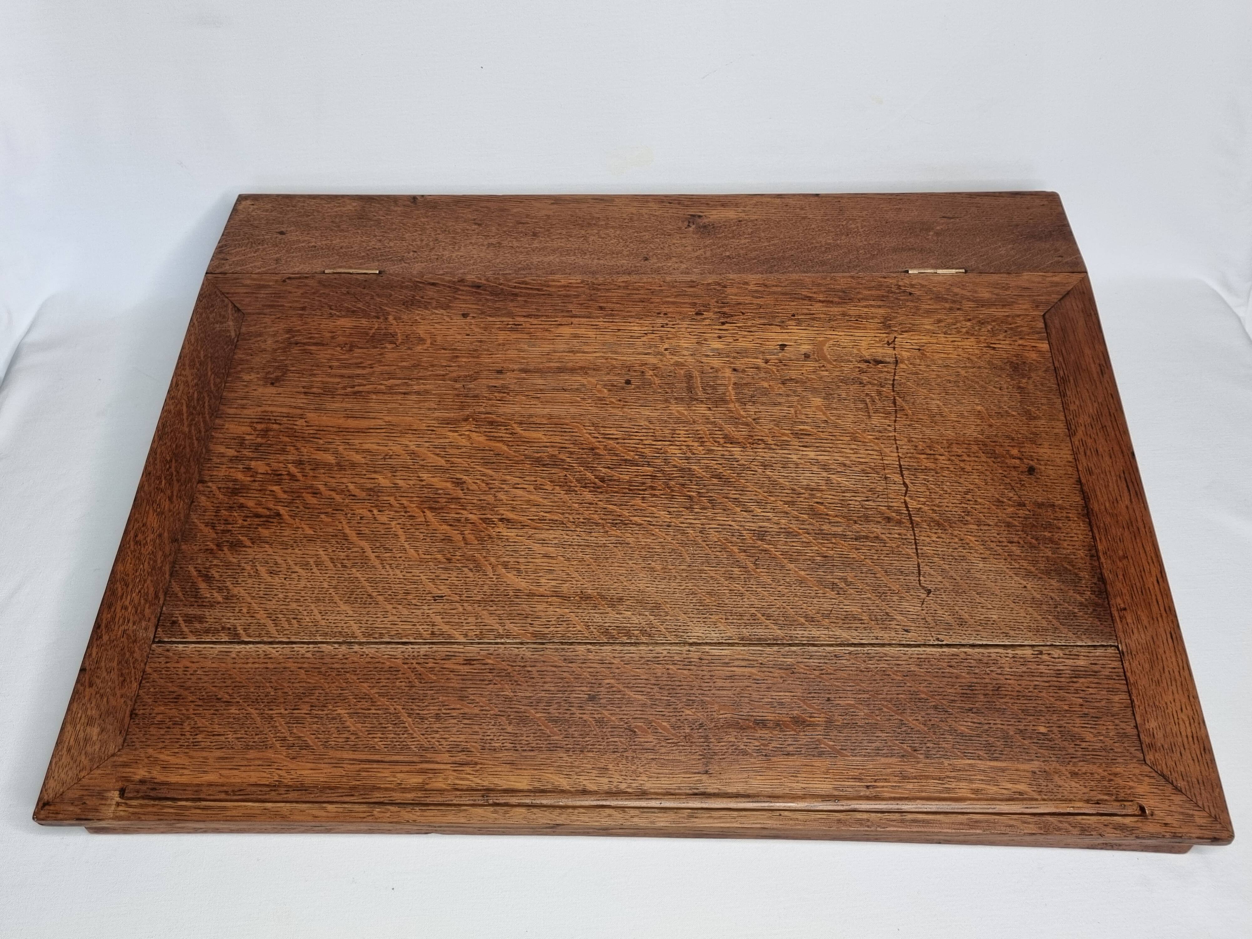 Old solid wood desk, 65 cm x 49 cm
