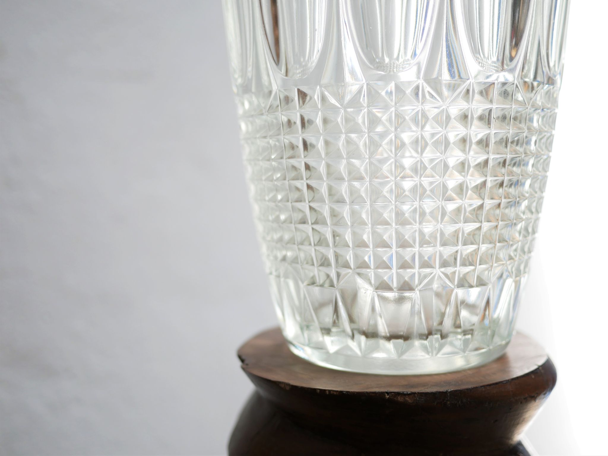 Vase vintage en verre