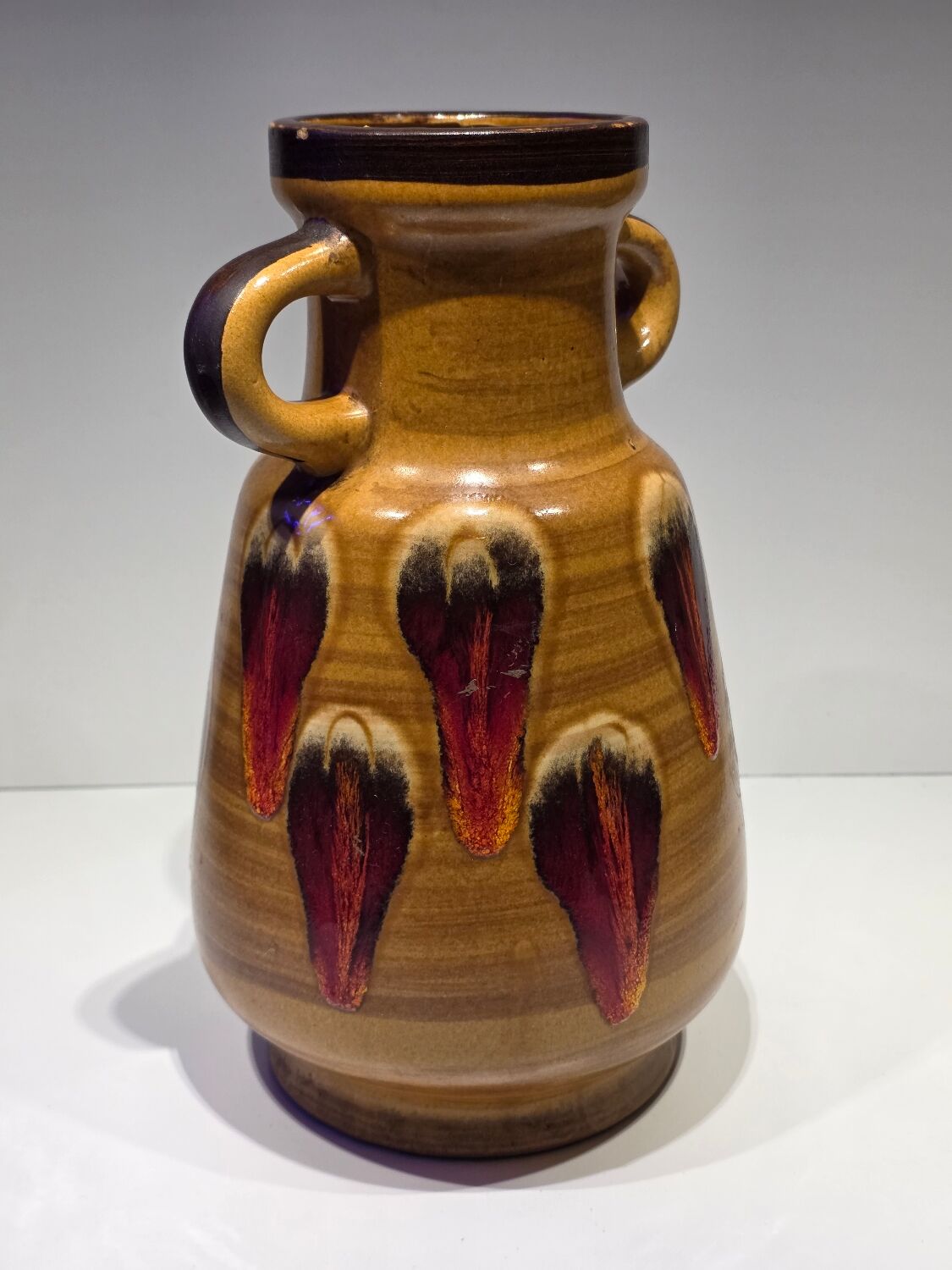 Large ceramic vase St Clément (Luneville)