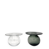 Duo Vases "Saturnus" Nanny Still Riihimäen Lasi Fumé & Clair Design Sc