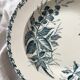 6 ironstone soup plates “Mûre” Badonviller