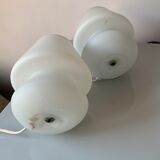 Pair of lamp vintage mushroom