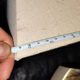 Vintage table lamp the dolphin Croissy white