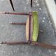 Pair of lyre chairs