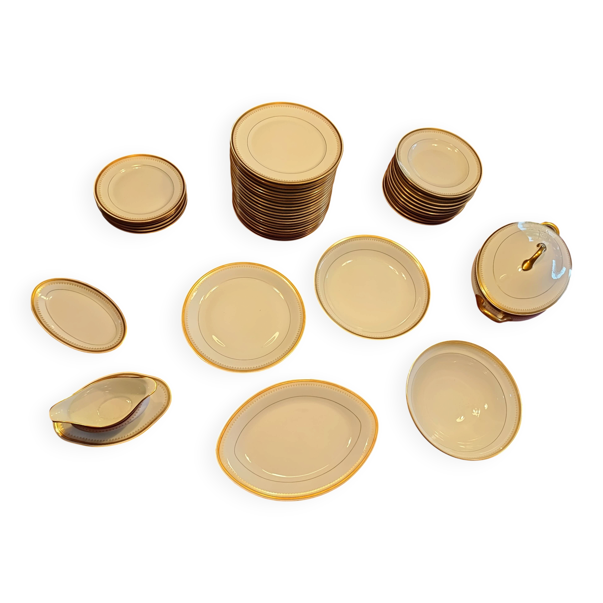 Limoges porcelain service