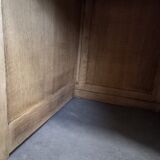 Desk with oak drawers