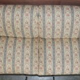 Large canapé Antique Howard & Sons Portarlington original tapestry ticking