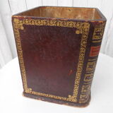 Wastepaper basket imitation antique book binding