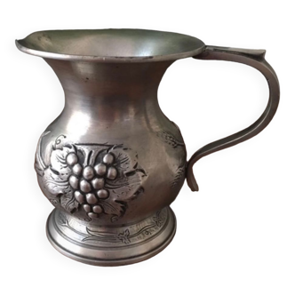 Real Pewter pitcher, beautiful harvest decorations