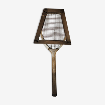 Ancienne raquette de tennis en bois