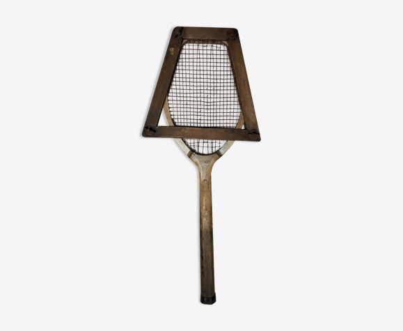 Ancienne raquette de tennis en bois